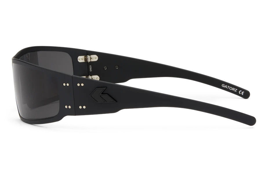 Gatorz Delta Sunglasses | Matte Black Blackout Smoked Polarized