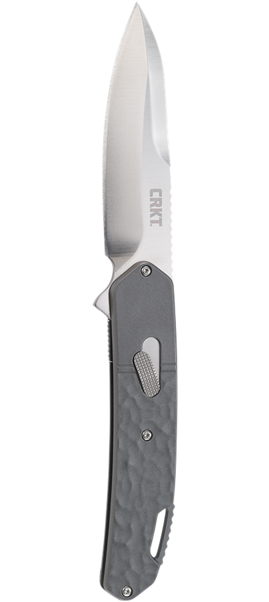 CRKT Bona Fide Taschenmesser – Linerlock, D2-Stahlklinge 89 Mm, Aluminium-Griff, Flipper-Öffner