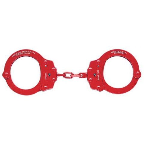 PEERLESS MODEL 750C CHAIN LINK HANDCUFFS RED
