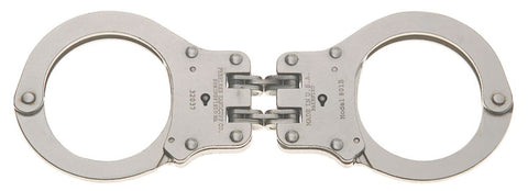 PEERLESS Model 801C - Hinged Handcuff - Nickel Finish