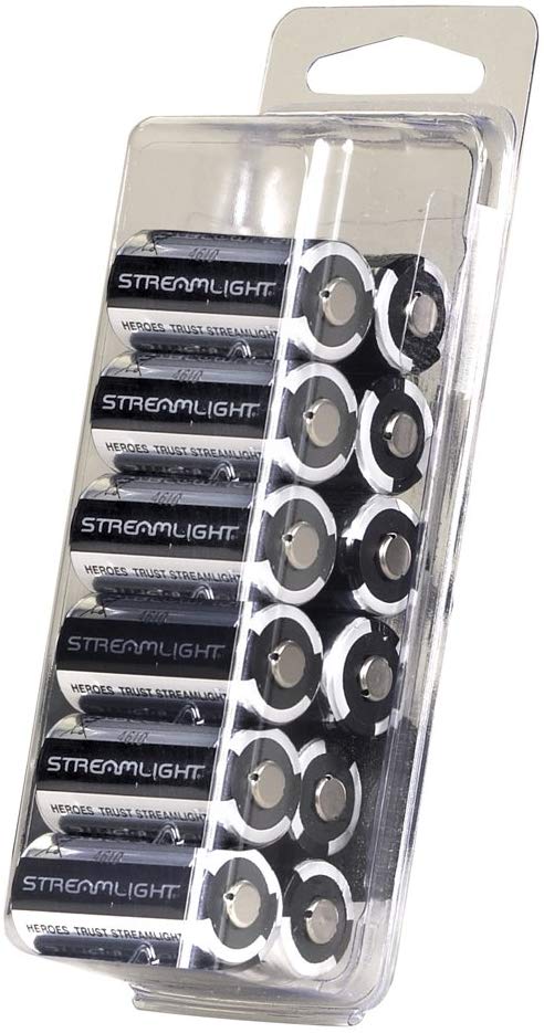 Streamlight 3V CR123 Lithium Batteries, 6 Pack