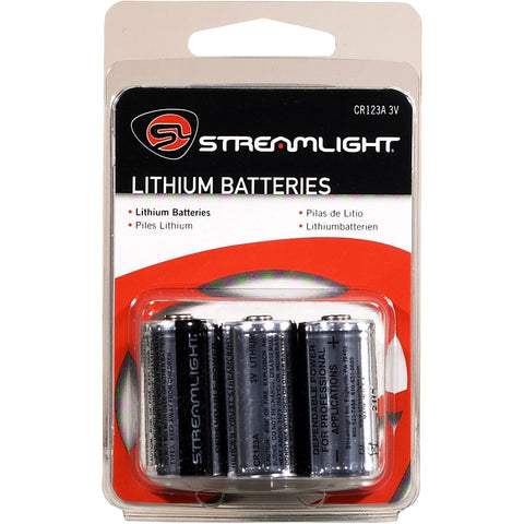 STREAMLIGHT CR123 Batteries 6 Pk