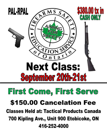 NEXT  PAL/RPAL Courses are:    September 20th - 21st