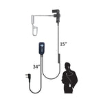 CODE RED  Sherlock "M" Lapel Microphone  for Motorola 2 PIN