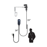 CODE RED  Sherlock "M" Lapel Microphone  for Motorola 2 PIN