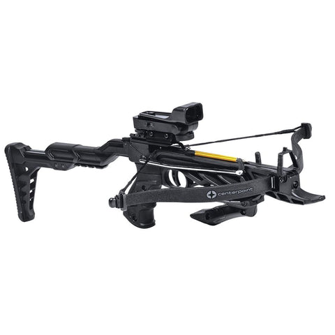 CENTERPOINT Hornet Mini recurve Crossbow with reflex red dot sight & three 6 inch bolts. 191 Fps.