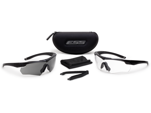 ESS Crossbow Double Glasses Kit Clear and Smoke Gray