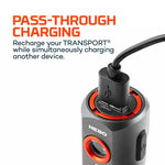 Transport 400 2-IN-1 Car Charger & Flashlight