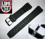 LUMINOX RUBBER STRAP 22mm Italian Rubber Watch Band (8400 Series)