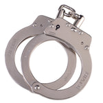 HIATT Standard Steel Chain Handcuffs with Nickel Finish