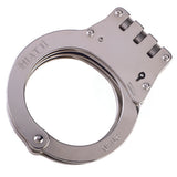 HIATT Standard Steel Hinge Handcuffs with Nickel or Black Finish