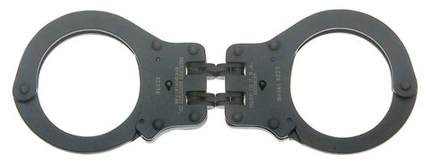 PEERLESS Model 802C - Hinged Handcuff - Black Oxide Finish