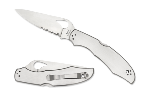 Byrd (by Spyderco) Cara Cara 2, Stainless, Combination Edge BY03PS2