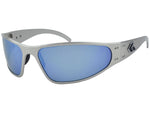 Gatorz  WRAPTOR Brushed / Smoked w/ Blue Mirror POLARIZED