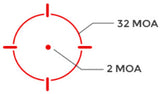 HOLOSUN HS507C-X2 MINI OPEN REFLEX CIRCLE RED DOT SIGHT